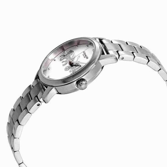 NWT Coach Fashion Ladies Quartz Steel Authentic Watch - Picture 2 of 3